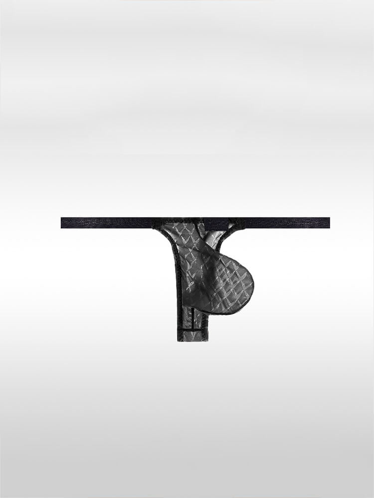 Men's Low Waist Sexy Seamless Transparent Thong