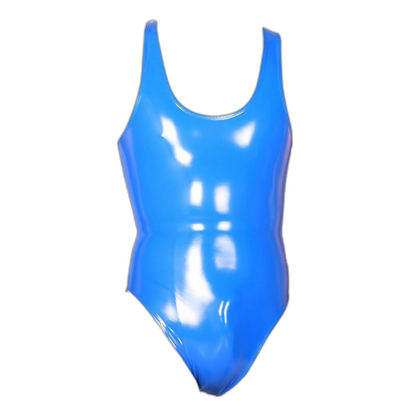 Men's Glossy Tank Top Skinny Bodysuit