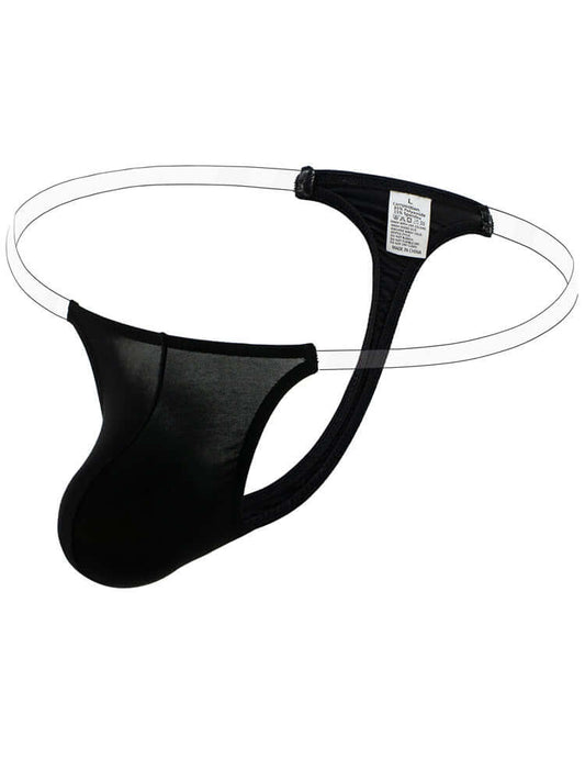 Men's Transparent Ice Silk Sexy Thong