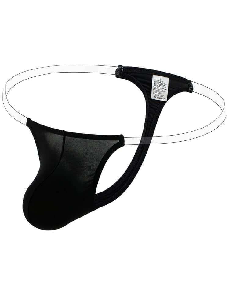 Men's Transparent Ice Silk Sexy Thong