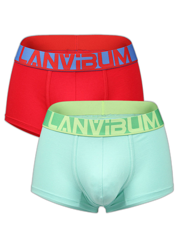 2 Pack Men's Breathable Big Pouch Trunks
