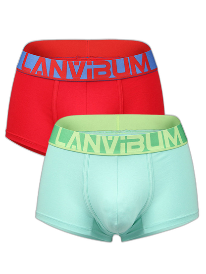 2 Pack Men's Breathable Big Pouch Trunks