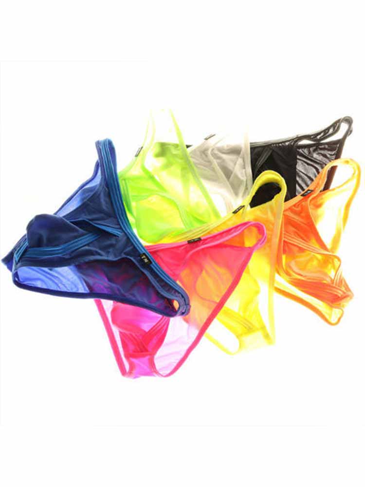 Men's Sexy Silky Stretch Thin Briefs
