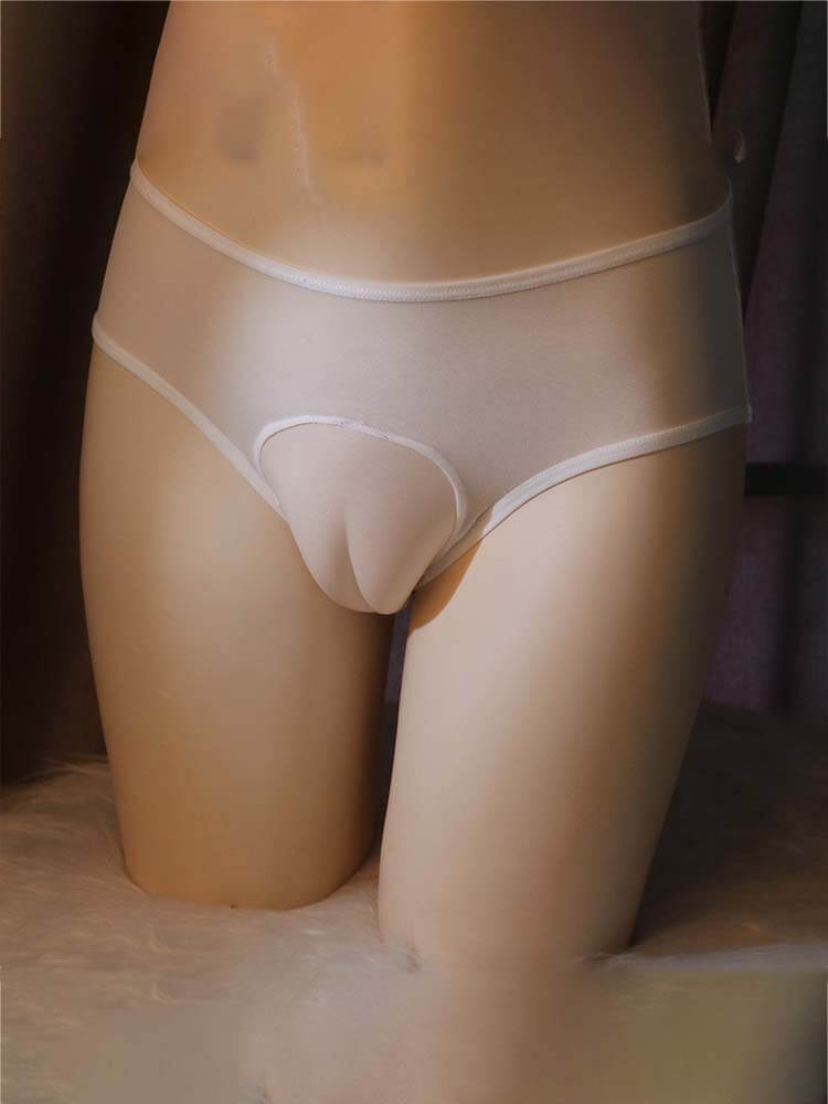  Men's Sexy Crossdressing Open Crotch Briefs