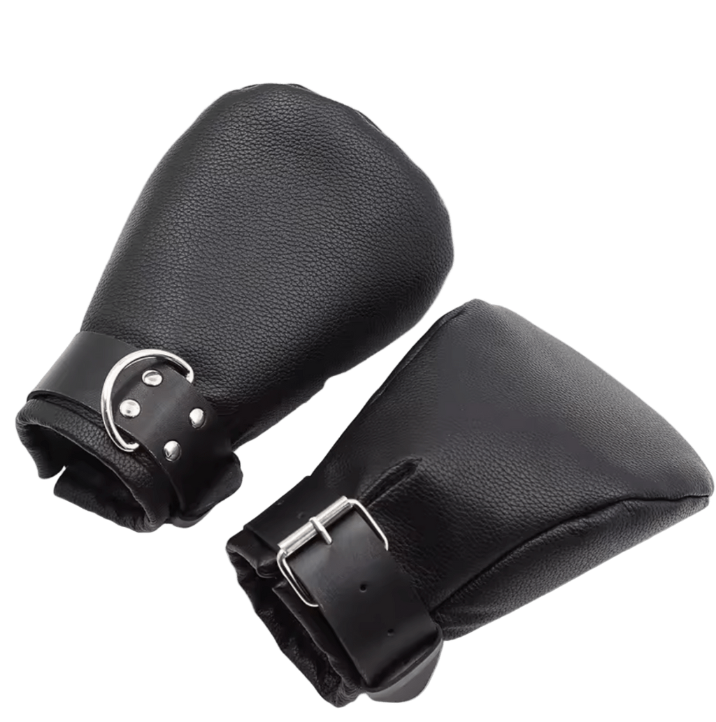 Leather Puppy Mitts