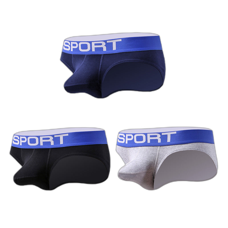3 Pack Bulge Enhancing Support Men's Underwear