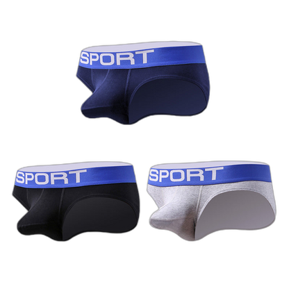 3 Pack Bulge Enhancing Support Men's Underwear