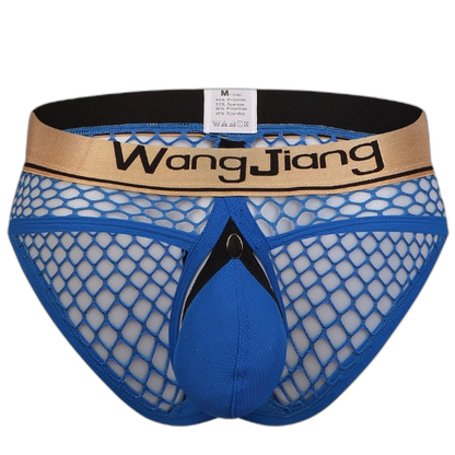 Mens Sexy Mesh Breathable U Convex Pouch Briefs