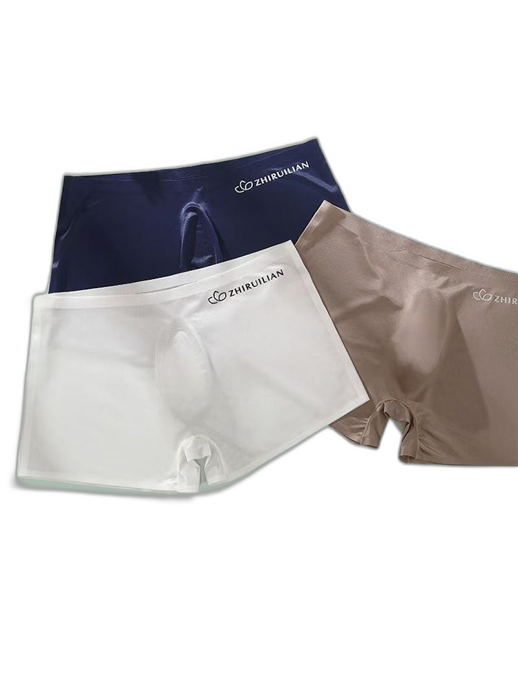 2-pack Men's Translucent Seamless 3D Pocket Trunks