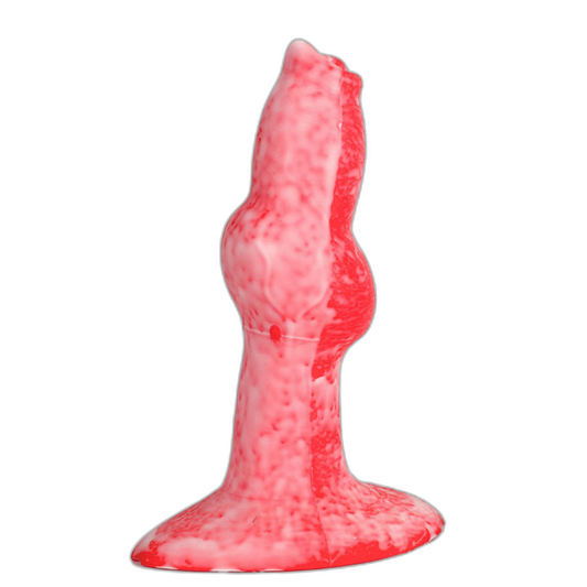 Shooter - 6-7 Inch Penis Sleeve With Harness - Knotted Cock Extender
