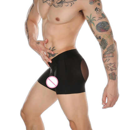 Lustful Heart Open Back Underwear For Men