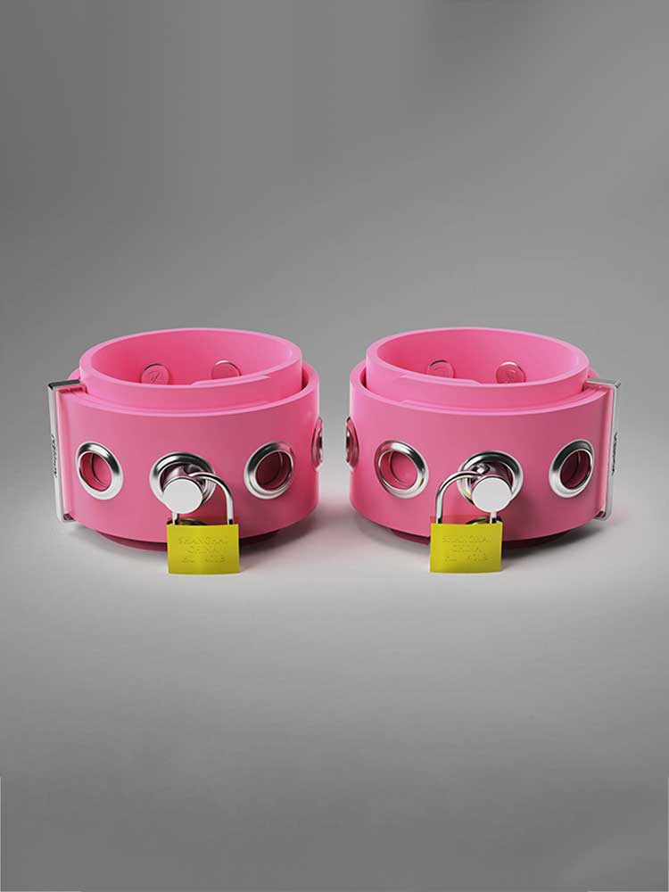 Unisex Multi-Use Silicone Lock Restraint Cuffs