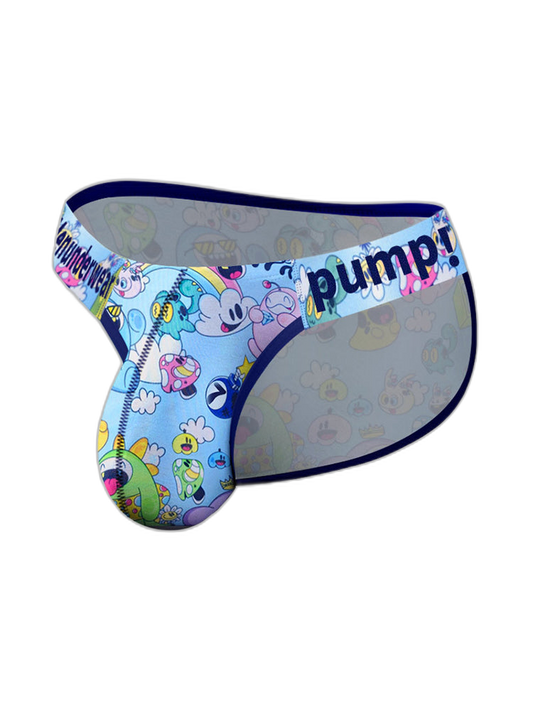 2 Pack Men's Cartoon High-Cut Breathable Bikini