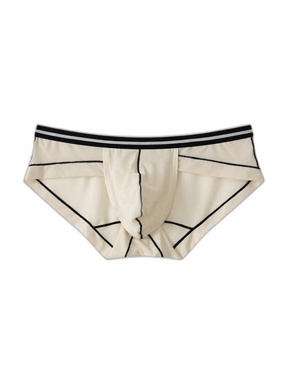 3 Pack Men's Semi-Transparent Comfortable Soft Skin-Friendly Minimalist Briefs