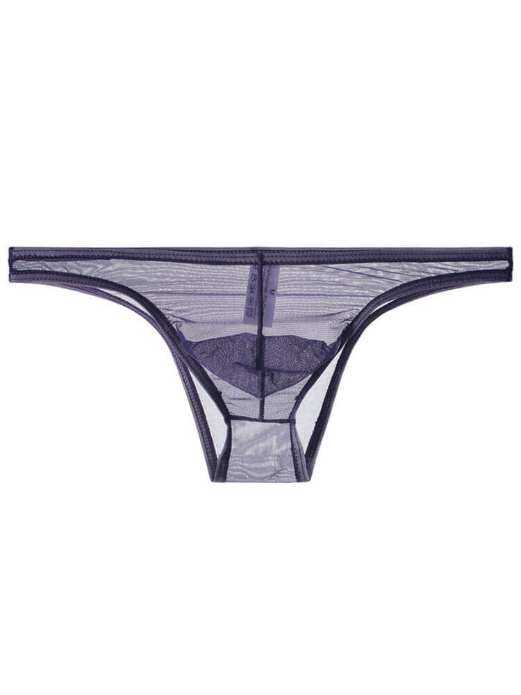 Men's Thin Mesh Sexy Half Wrapped Hip Briefs