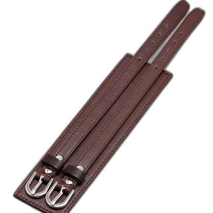 Adjustable Leather Dual-Buckle Bracelet