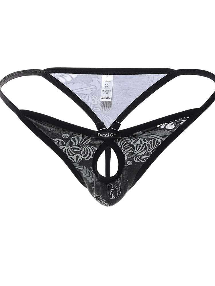 Men's Sexy Cotton T-Back Thong Briefs