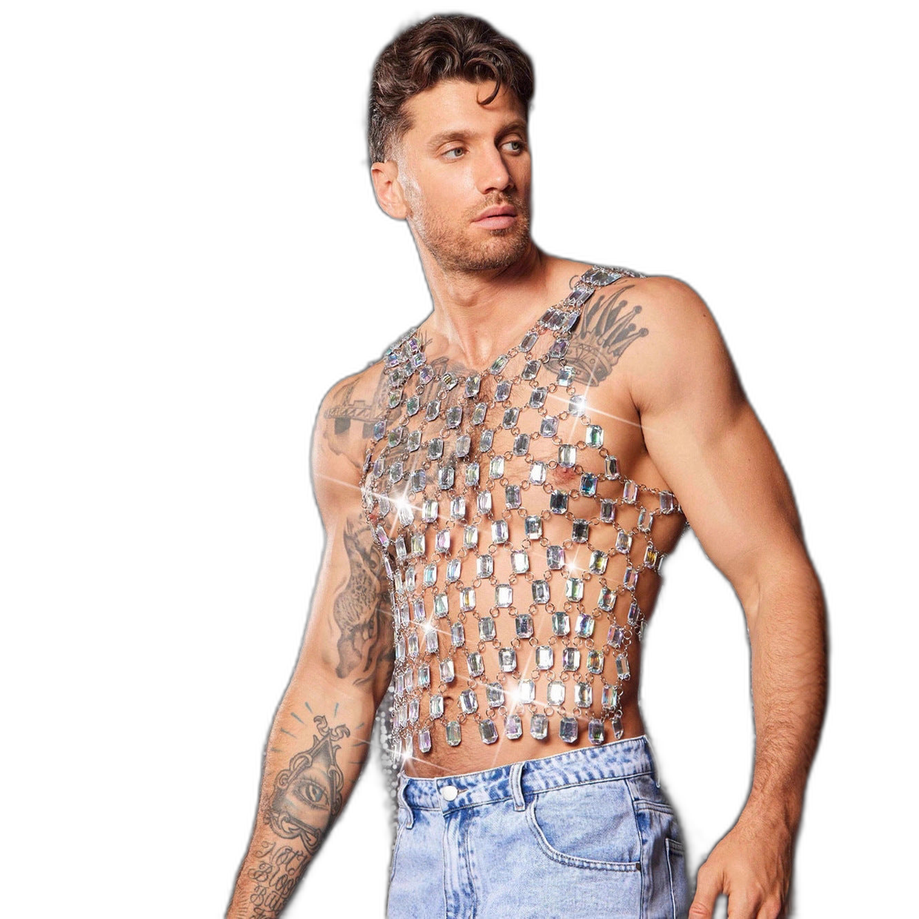 Crystal Chain Tank Top