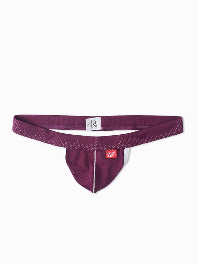 Men's Sexy Low-Rise Breathable Mesh Thong