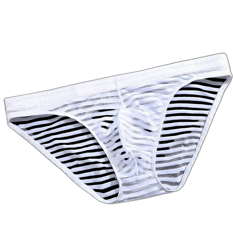 Striped Transparent Briefs