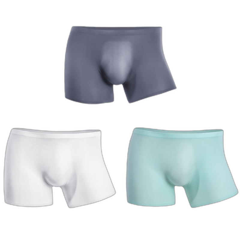 3 Pack Cool Trackless Thin Pouch Men's Trunks