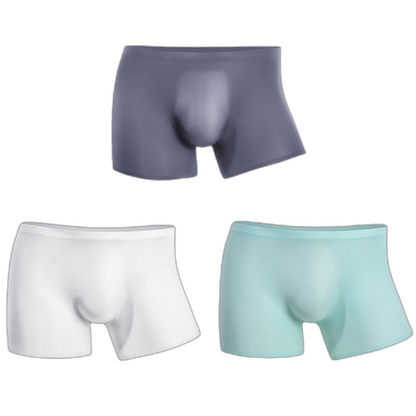 3 Pack Cool Trackless Thin Pouch Men's Trunks