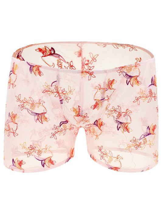 Men's Pink Phoenix Lace Thong