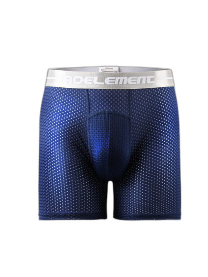 2 Pack Mesh Ice Silk Moisture Wicking Sport Boxer Underwear
