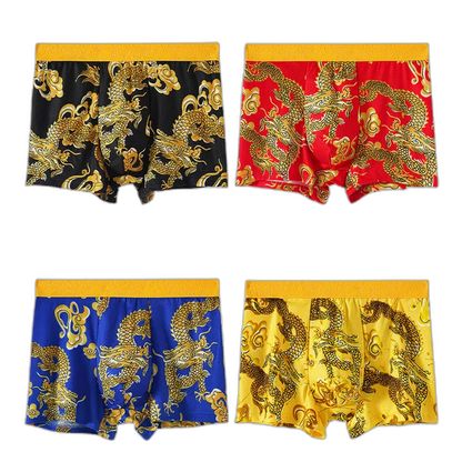 Dragon Daddy Bold Print Men’s Boxer Shorts (4 Pack)