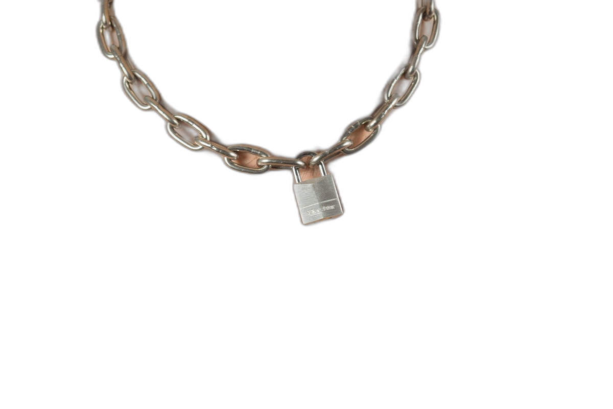 ruff GEAR Pitbull Chain 5mm with 20mm Master Lock