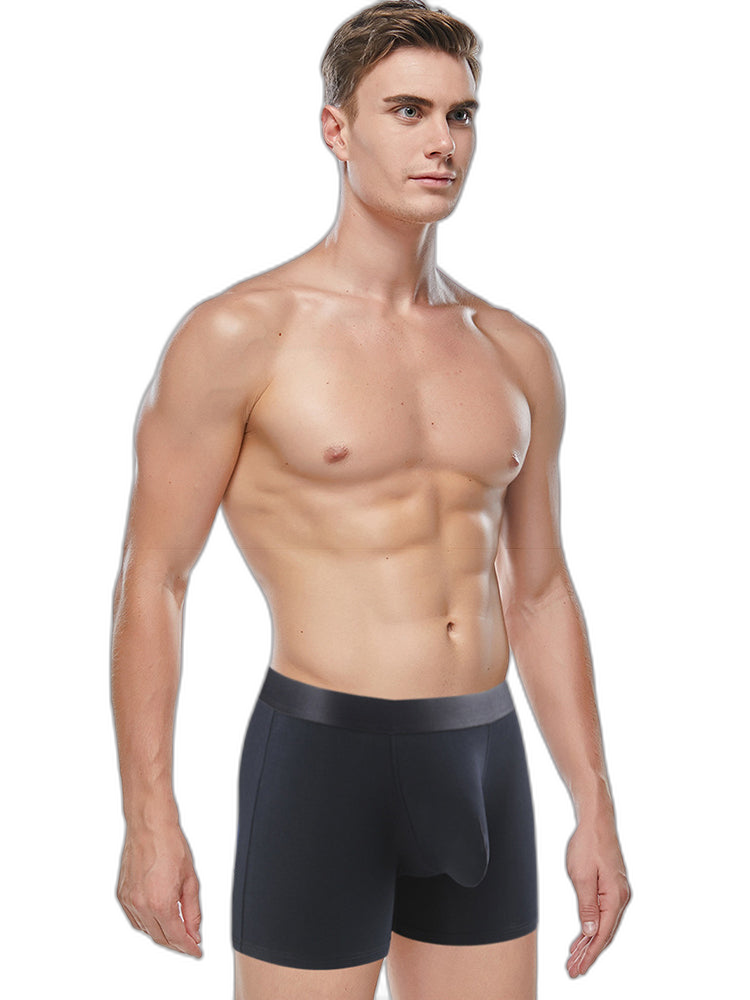 Men's Separate Big Pouch Long Boxer Briefs