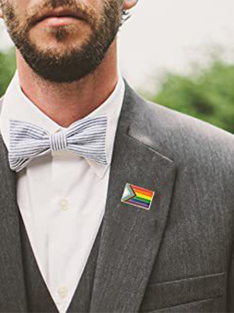 Creative Rainbow Flag Pin