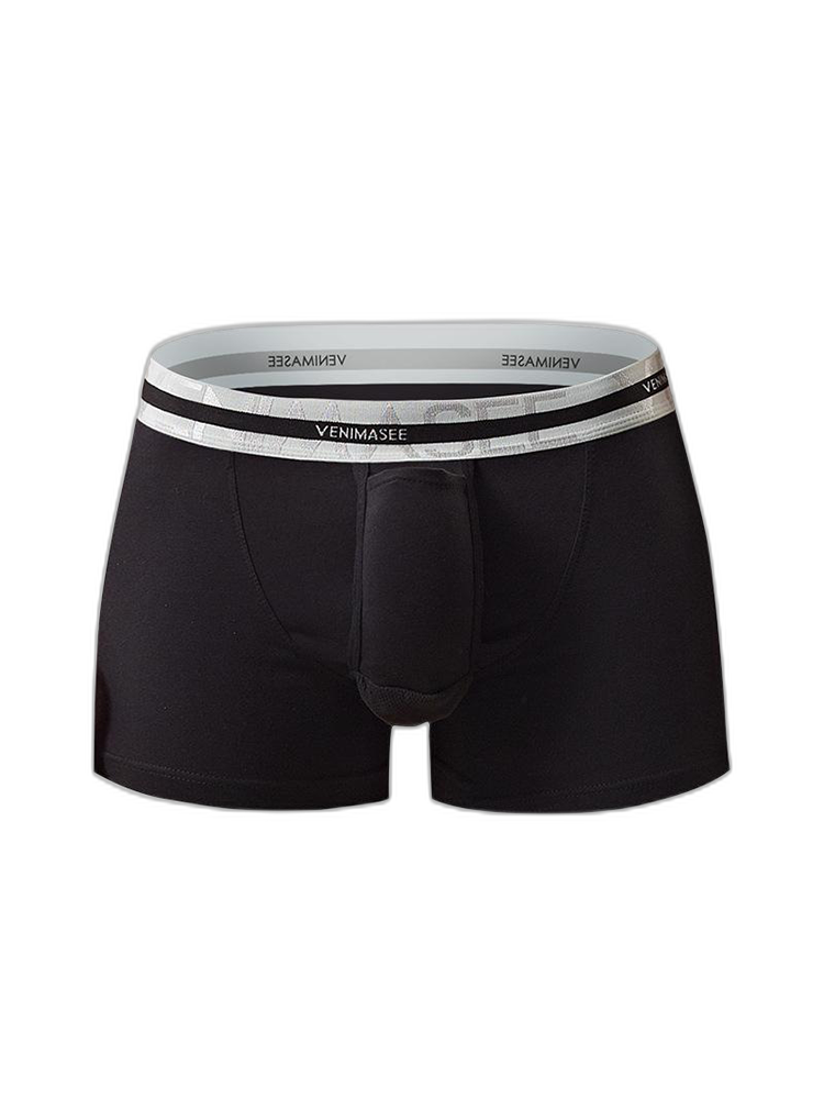 Men's Separate Ball Pouch Cotton Trunks