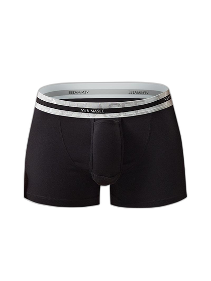 Men's Separate Ball Pouch Cotton Trunks