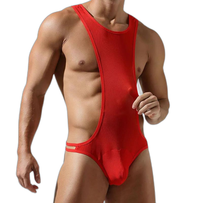 Harnessed Sissy T-Back Bodysuit