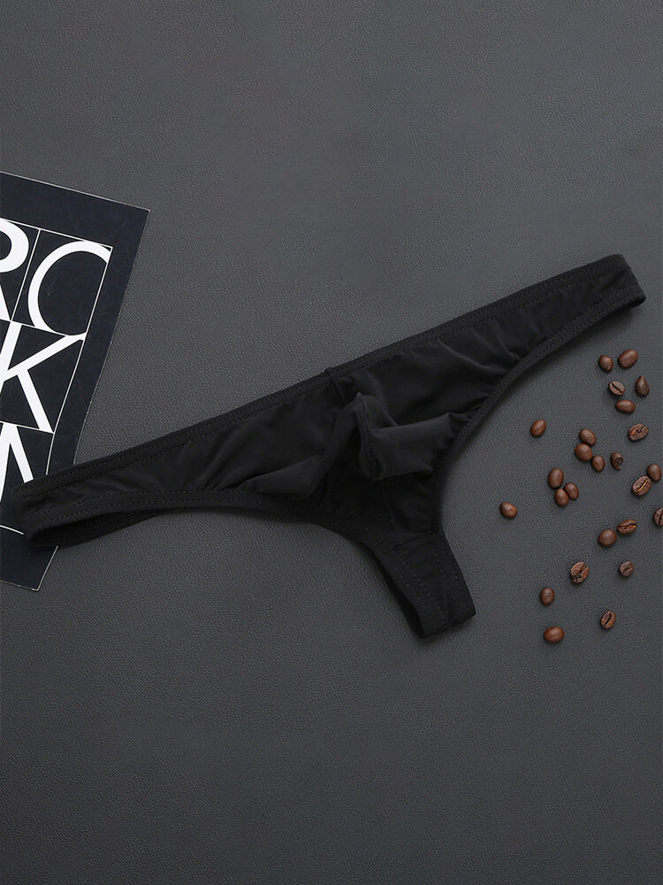 Men's Semi-Transparent Breathable Low-Rise Thong