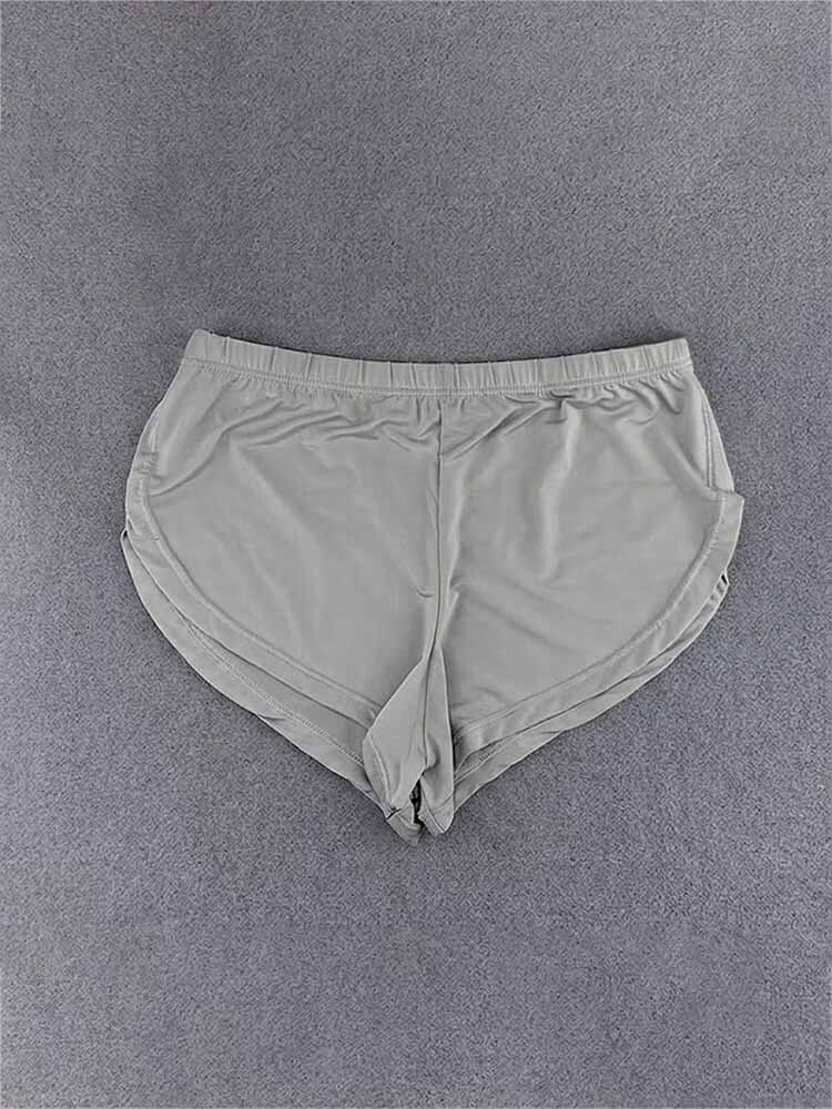 Men's Casual Loose Soft Silky Nylon Lounge Shorts