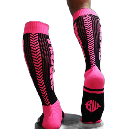 Breedwell Eternity Socks Neon Pink