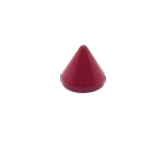 Metal Pup Hood Spikes 10 Pack Red 8x7.5mm