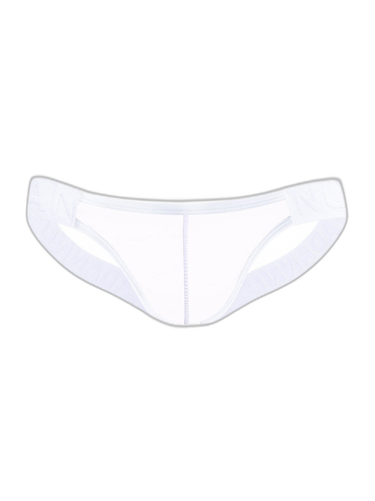 2 Pack Men's Sheer No-Waistband Jockstrap with Textured Pattern