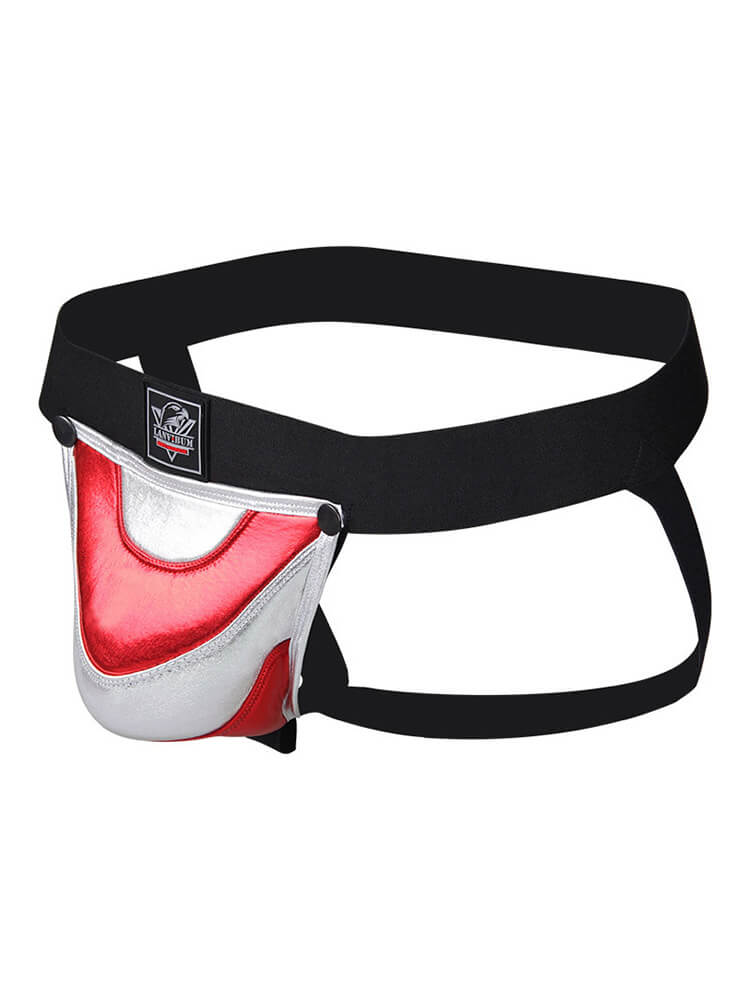 Men's Detachable Colorblock Pouch Hip-Lifting Jockstrap