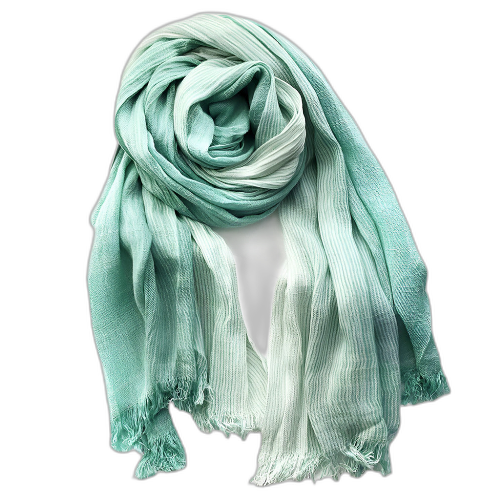Duo-Tone Weave Cotton Pashmina Scarf