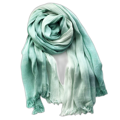 Duo-Tone Weave Cotton Pashmina Scarf