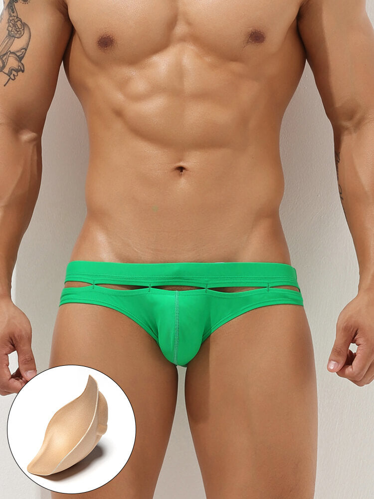 Cutout Fashion Sexy Swim Briefs