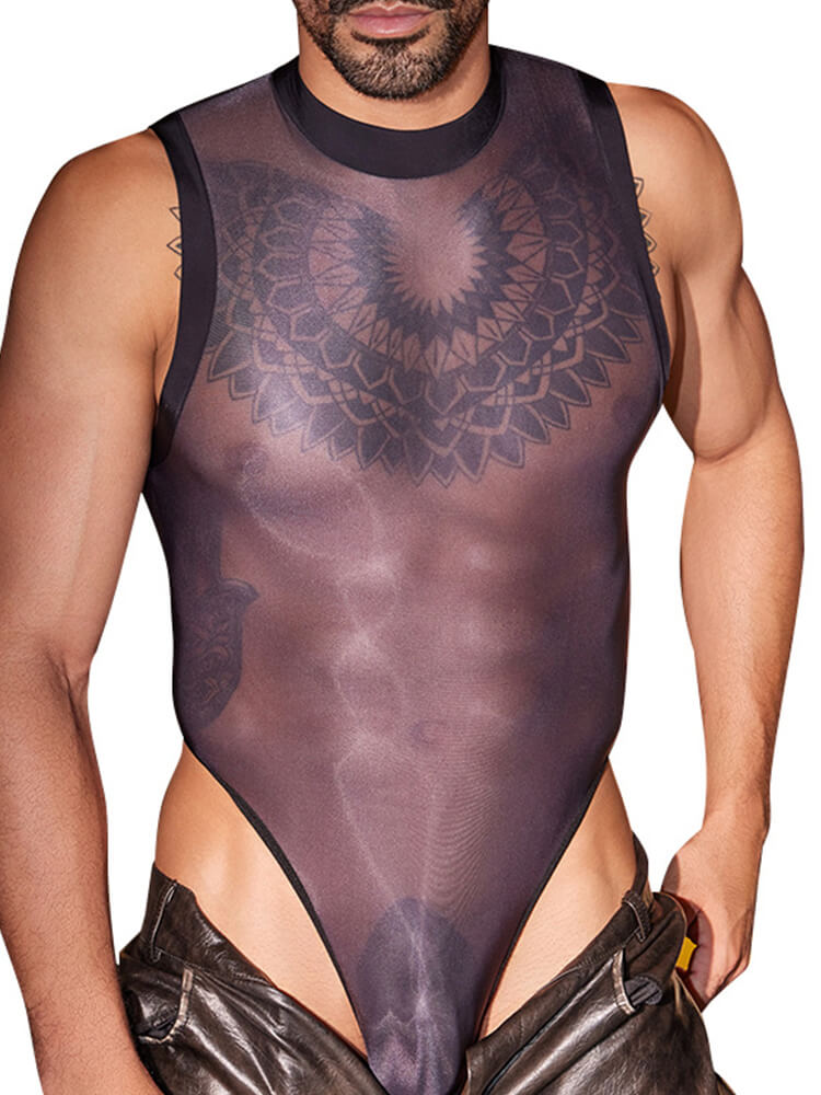 Men's High Elastic Breathable Bodysuit