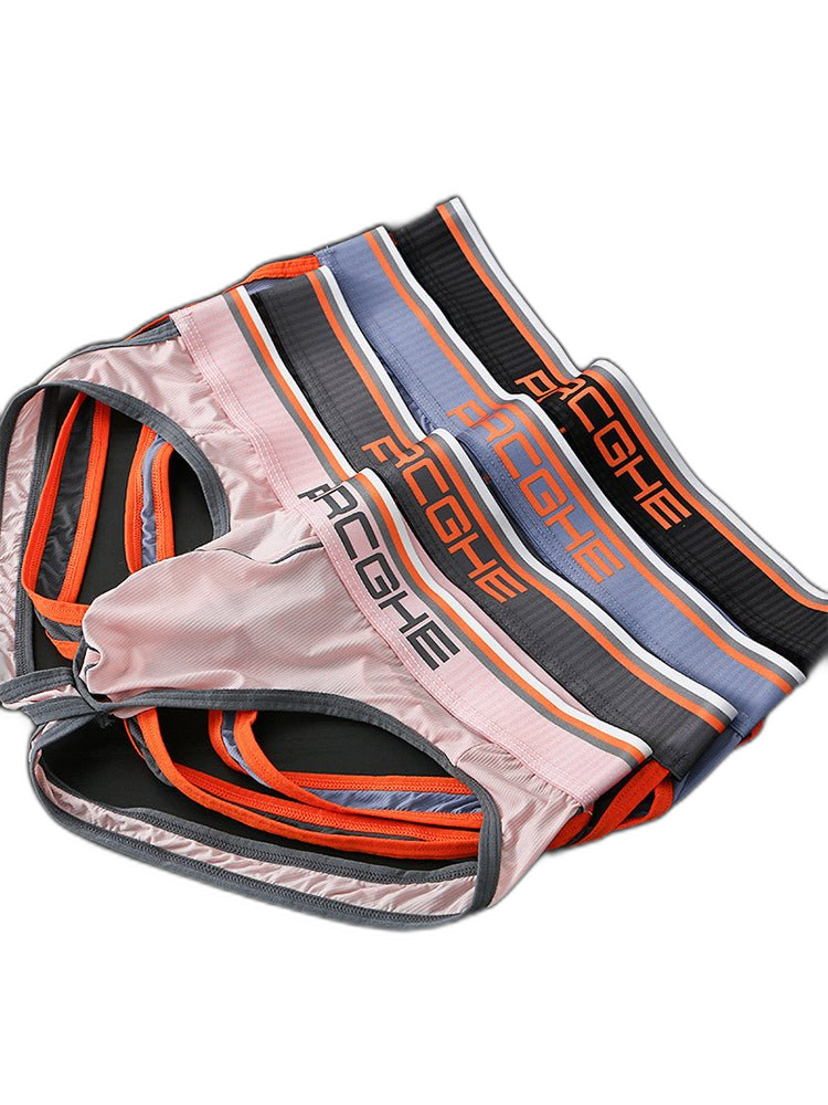 3 Pack Men's Low-Rise Ice Silk Jockstrap