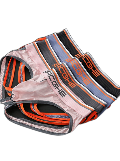3 Pack Men's Low-Rise Ice Silk Jockstrap