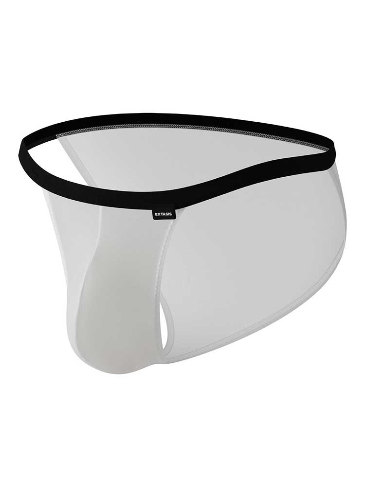 Men's Sexy Solid Color High Cut Pouch Briefs
