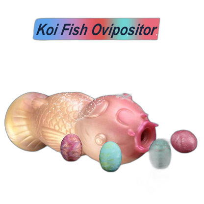 Koi - 8.8 Inch Ovipositor Dildo - Egg Sex Toy - Egg Laying Kink