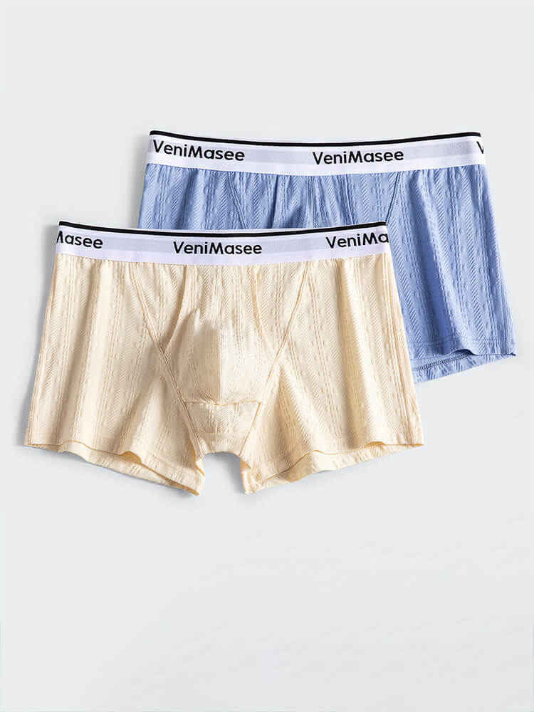 Men's Antibacterial Breathable Cotton Boxer Briefs
